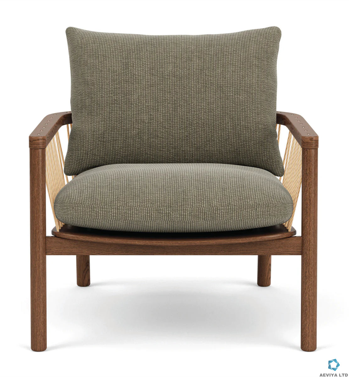 Banks Walnut Armchair