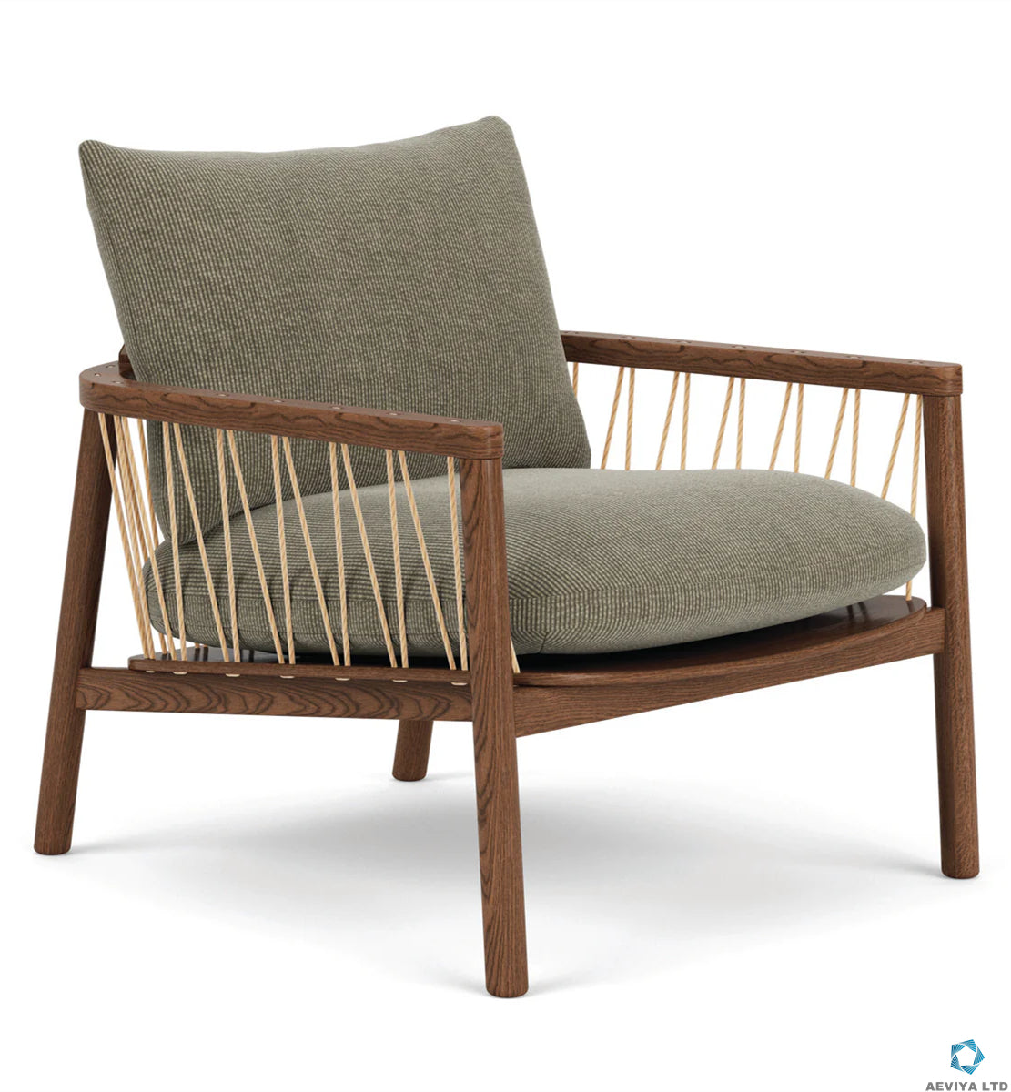 Banks Walnut Armchair