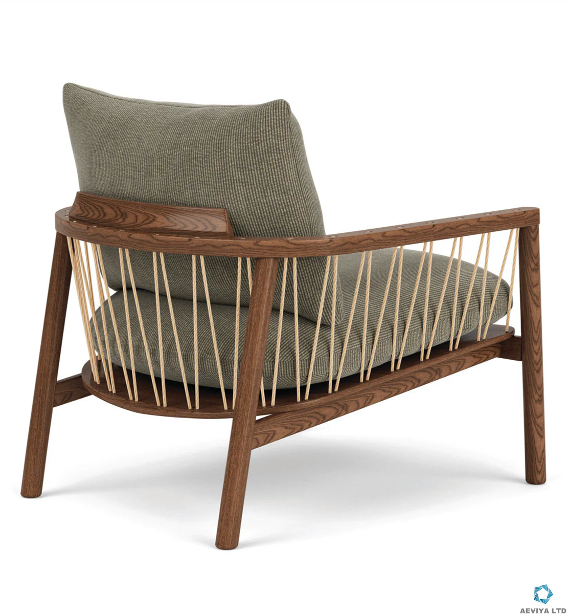 Banks Walnut Armchair