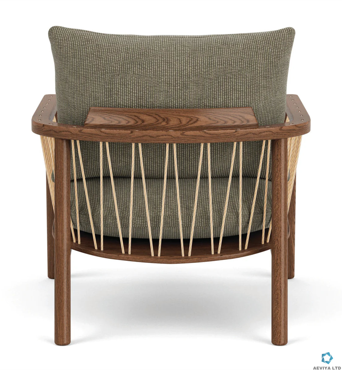 Banks Walnut Armchair