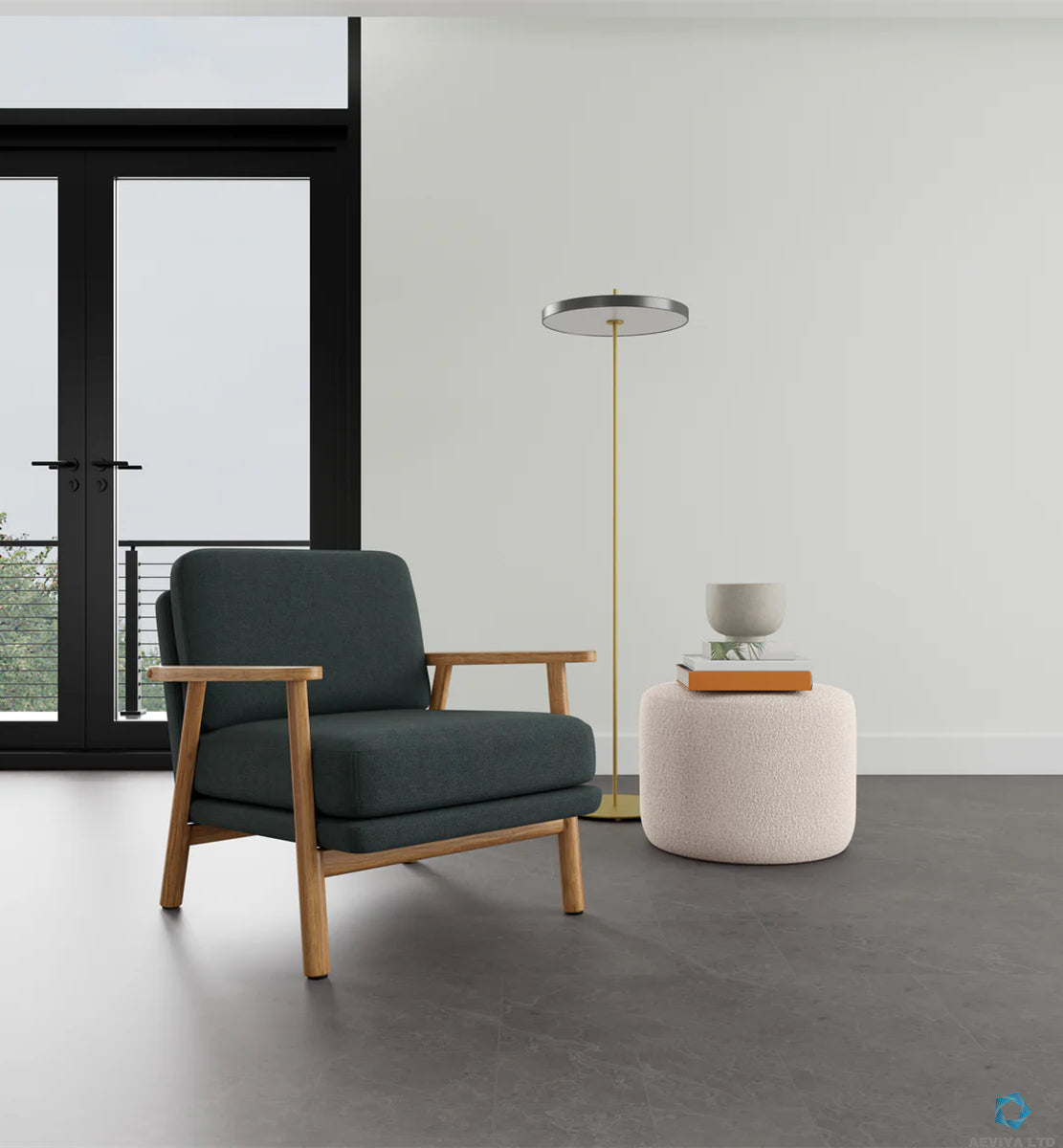 Amaroso oak armchair